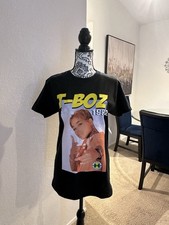 CROSS COLOURS T-Shirt Men  s Small Black Authentic T-BOZ 92/TLC NWT
