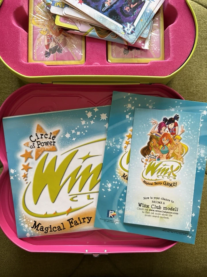 Winx Club Magical Fairy Card Game w/ Sealed Cards + Rings 2005 - Image 4 of 4