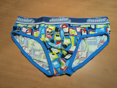 aussieBum Wonderjock 2.0 Mazerunner Slip (Push-Up) - NEU mit Etikett - L - bunt