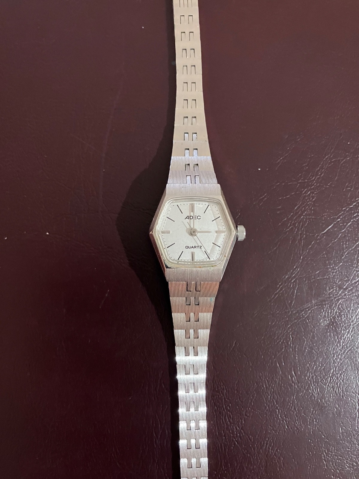 Vintage Adec by Citizen Quartz Womens Cocktail Watch Run Great New Battery