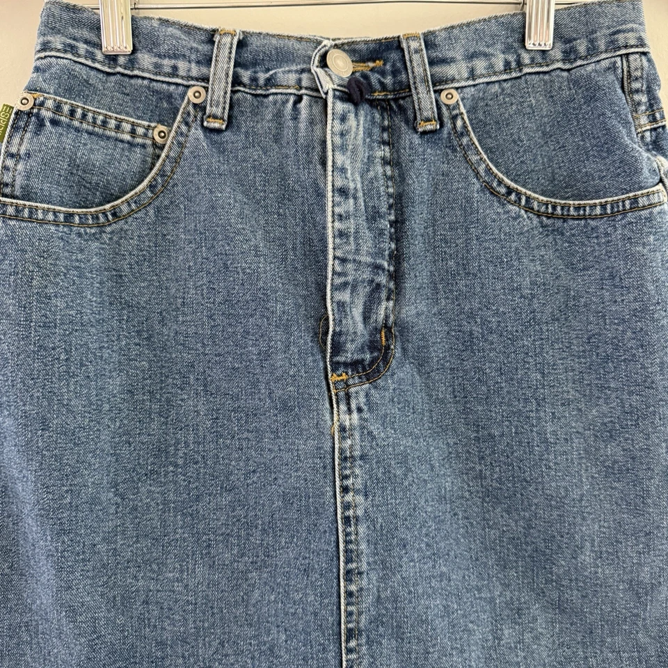 Esprit Women’s Blue A-Line Vintage Denim Skirt Size 28 GUC - Image 3 of 4