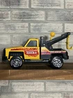 Vintage Tonka Toy Truck Tow Wrecker Road Rescue Service Hasbro 1999 Metal Yellow