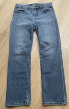 Lauren Ralph Lauren LRL Women  s 4 Petite Bootcut Jeans Blue Medium Wash Denim