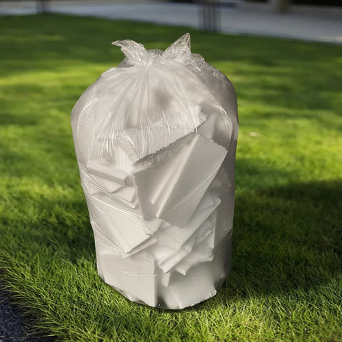 40-45 Gallon Clear Trash Can Liners - 40" x 48" – High Density Garbage Bags -... - Picture 4 of 6