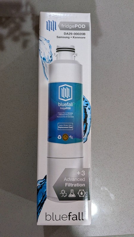 Bluefall FridgePOD Advanced Filtration Replacement Water Filter UKF8001 New