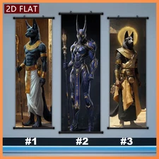 Hanging Scroll Prints - Egyptian Anubis