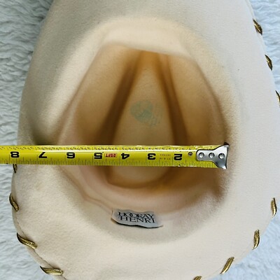 Hooray Henri Vintage Wool Cream Off White Floral Ladies Hat  display picture 3