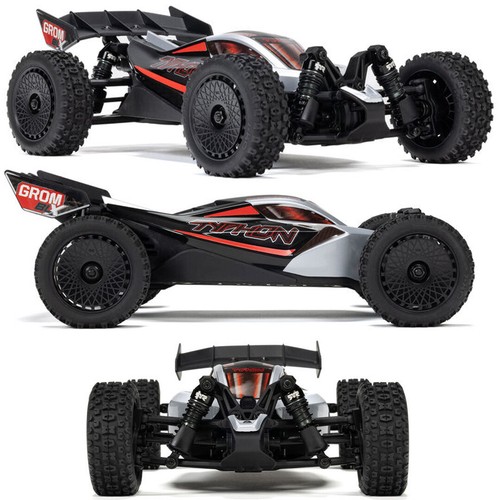ARRMA ARA2306T1 Typhon Grom 223S BLX Brushless 4X4 Small Buggy RTR Silver - 第 1/12 張圖片