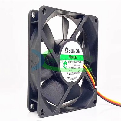 NEW   8025 KDE1208PTV3 fan DC12V 0.8W 3pin #A6-29