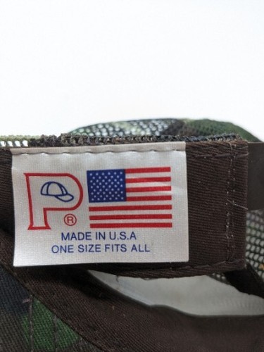 Missouri Trappers Association Mesh Snapback Trucker's Hat Camo Vintage USA - Picture 4 of 9