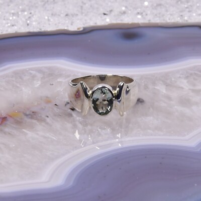 Aquamarin Ring, 925er Silber, Edelsteinring (23528), Edelsteinschmuck