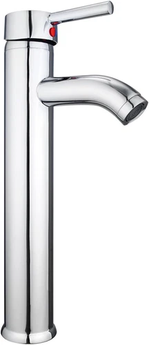 Basin Taps Tall Single Lever Chrome Bathroom Sink Basin Mixer Tap High Rise Coun