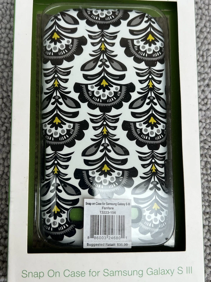 Funda de teléfono Vera Bradley nueva a presión para Samsung GalaxyIII Fantare 13223-156  Foto 2 de 4