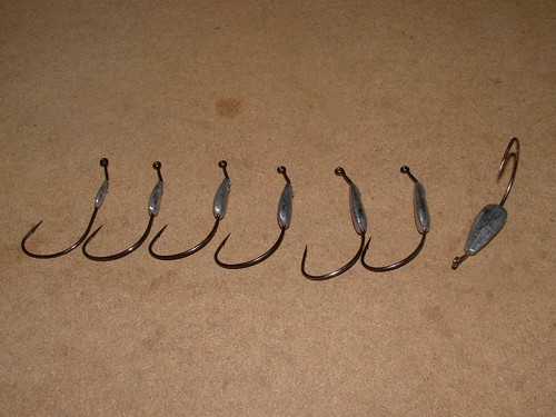 Freshwater Weighted Hook -3 mold 1/16-1/2oz 3-5o 91768 CNC Aluminum swimbait jig - Picture 3 of 4