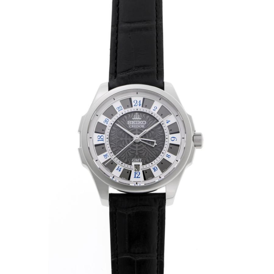 SEIKO CREDOR SIGNO GMT GCBZ997 8L36-00A0 Automatic Gray