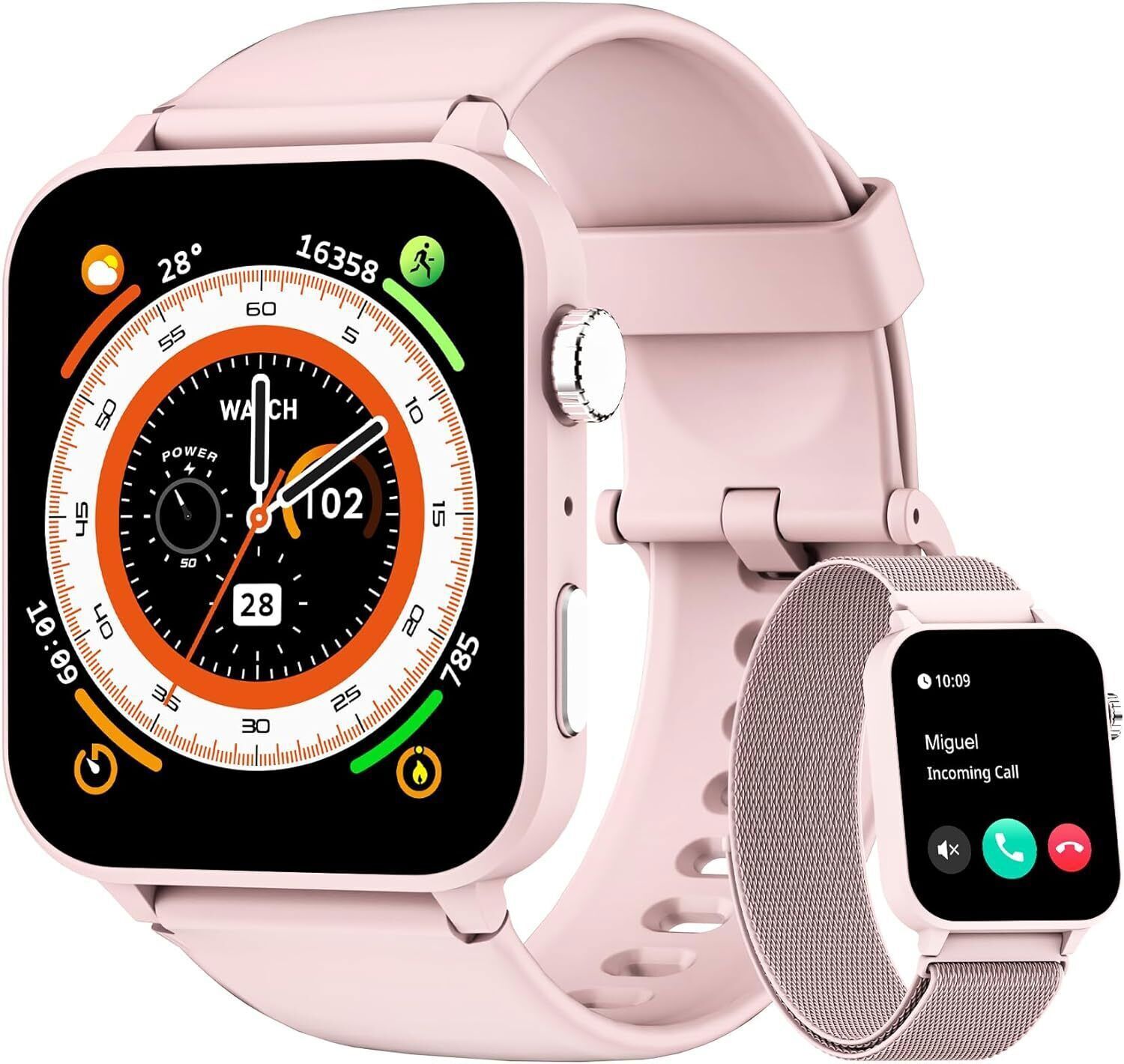 2023 New Smart Watch Women Men Heart Rate For IOS Android Bl
