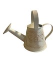 Cracker Barrel Metal Watering Can Bee Design Handle 6" tall Decorative