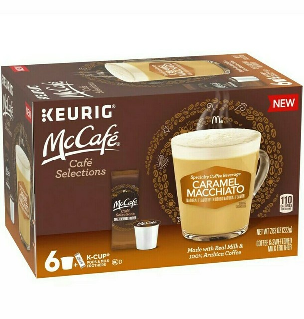 Keurig McCafe Specialty Coffee Beverage CARAMEL MACCHIATO 6 KCup 7.
