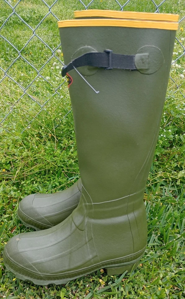 LaCrosse Burley Style Rubber Boots 18" 150040 Green Scent Suppressing 7 Men's - Image 2 of 4