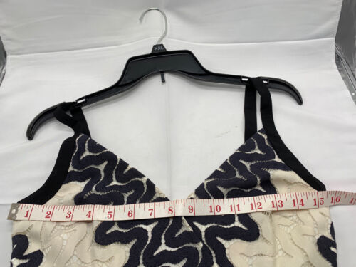 Vestido midi para mujer Kate Spade Tag marcado Sand Dune crema negro encaje talla 2 - Imagen 15 de 22