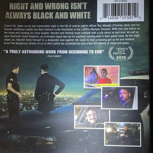 Crown Vic DVD Movie NTSC Producer Alec Balowin Cop Action Factory Sealed - Picture 3 of 6