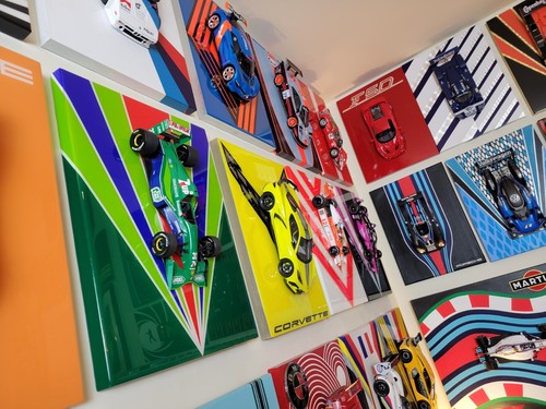 1/18 Jordan 191 F1 Michael Schumacher #32 Minichamps Wall Art Model Mount - Picture 7 of 16