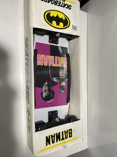 Batman Skateboard By Brookfield🔥UNUSED In Original Box -KEATON RARE - Picture 11 of 12