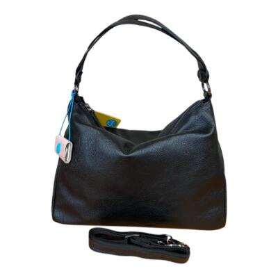 GABS Soft DAMENTASCHE SCHULTERTASCHE LEDER erste Wahl Black CALLIOPE L