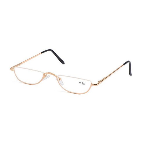 Lesebrille Federscharniere Halbmond Halbrandlos Lesegerät Unisex +1,0~+4,0 NEU - Bild 14 von 14