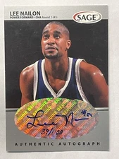 Lee Nailon Auto 1999 SAGE Autographs /400 Silver Parallel #A37 TCU