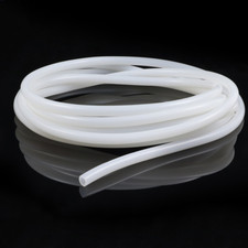 5 Meters Silicone Tubing White Silicone Rubber Hose Pipe Food Grade I.D:2mm-14mm