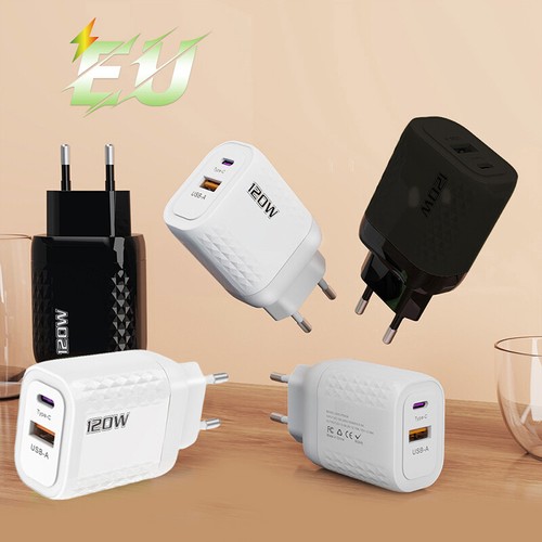 120W Type-C USB Phone Charger PD Fast Charging Power Adapter For Iphone JC - Zdjęcie 4 z 18