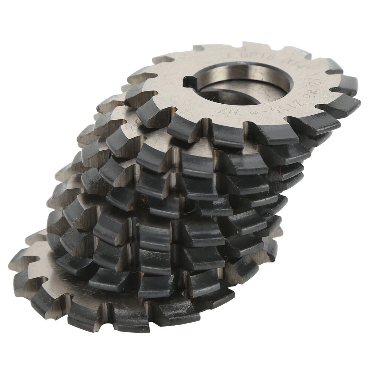 8Pcs Involute Gear Milling Cutter Set High Speed Steel Cutting