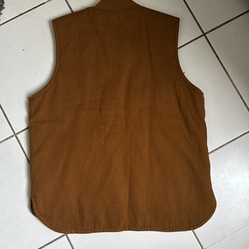 Brixton vest with plaid lining size medium - Picture 2 of 5