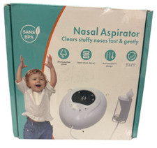 Nasal Aspirator for Baby or Toddler 3 Silicone Tips Adjustable Suction Level