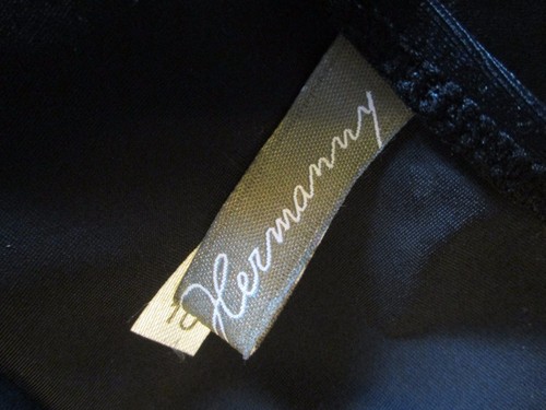 Paula Hermanny Vix Tankini Swim Top Padded Black Size 10 - Picture 4 of 5