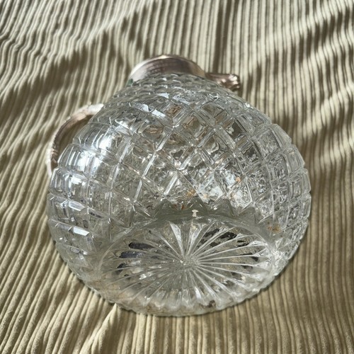 Vintage Crystal Silver Pitcher Hampshire CC 1972 Runner Up Golf Trophy 10” Tall - Picture 8 of 8