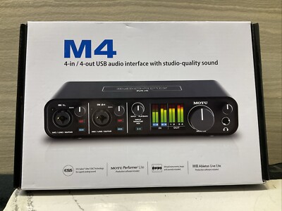 MOTU M4 インターフェース MOTU M4 USB-C Audio Interface - Perfect Circuit