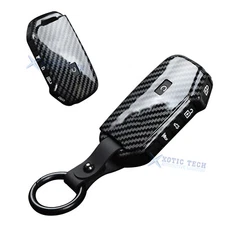 5-Button Carbon Fiber Look Full Protect Remote Key Fob Cover For Kia Niro 2018+