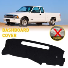For 1998-2004 Chevrolet S10 Pickup truck dash cover mat dashboard pad black
