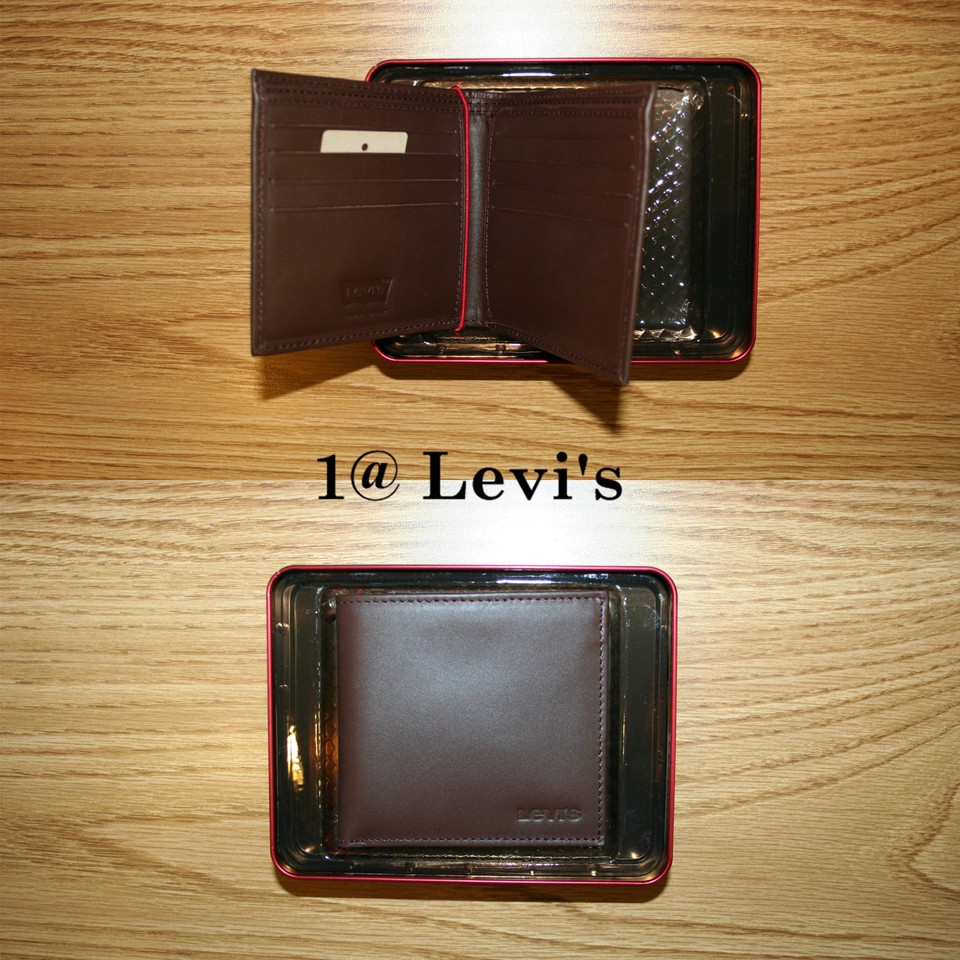 Levi's.Men's Passcase Billfold Wallet.NEW IN BOX | eBay
