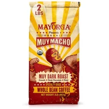 Mayorga Intense Dark Roast Coffee 2 lb - Muy Macho Blend 100% Arabica