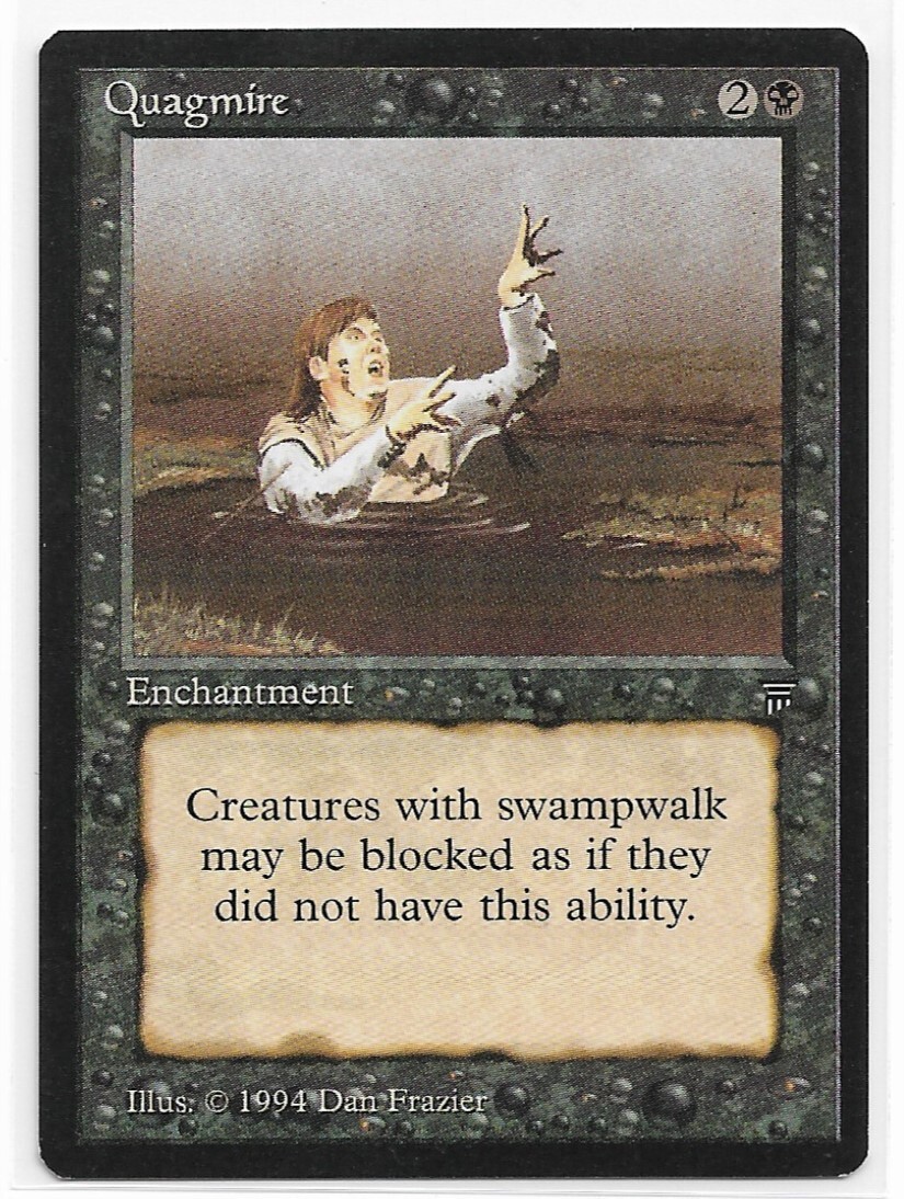 Magic the Gathering ~ MTG ~ 1x Quagmire ~ LEGENDS ~ M/NM
