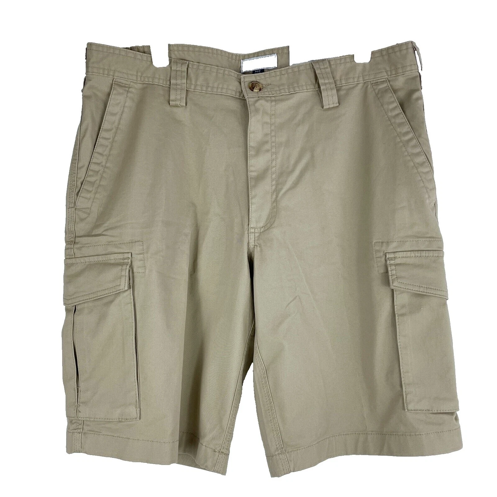 Pantalones Cortos Cargo Club Room sólido para hombres