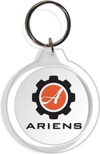 Ariens Logo Garden Farm Tractor Keychain Keyring Yard Lawn Mower part hook FOB