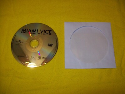 MIAMI VICE DVD DISC ONLY NO CASE JAMIE FOXX COLIN FARRELL UNRATED DIRECTOR'S CUT
