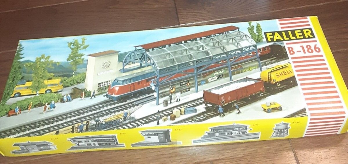 Vintage Faller B-186 Railway Station, in Box | eBay Vintage Faller B-186 Railway Station, in Box | eBay