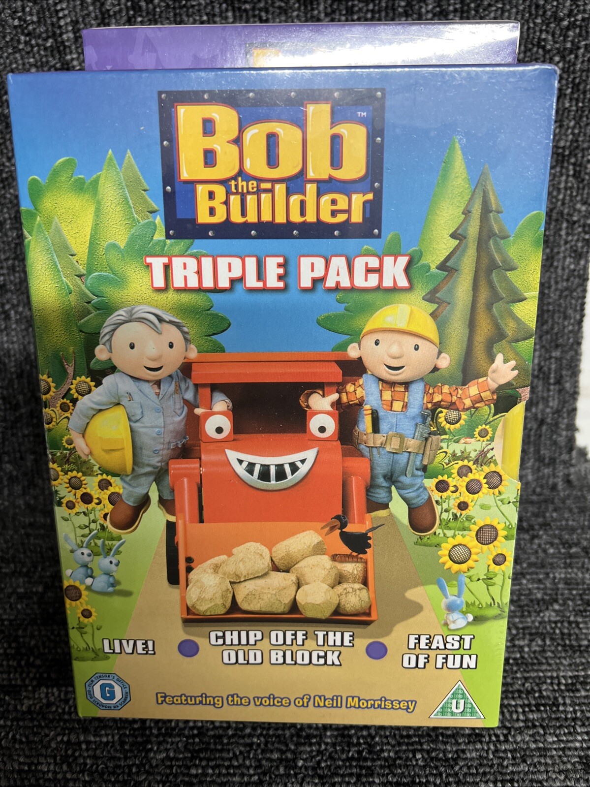 Bob the Builder Live! Chip Off the Old Block Feast Of Fun 3 DVD Box Set NEW