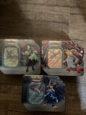 The Pokemon TCG:  Paldea Partners Tin - Set of 3 