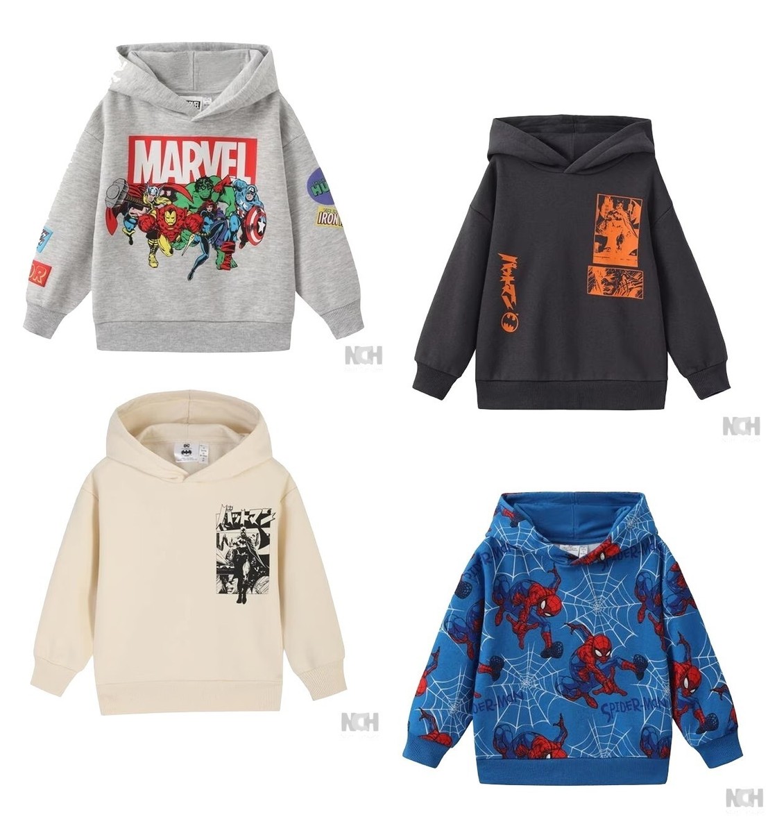Marvel Comics Sweat-Shirt à Capuche En Polaire Pour Enfant, Rouge